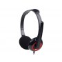Gembird | MHS-002 Stereo headset | Built-in microphone | 3.5 mm | Black/Red - 2